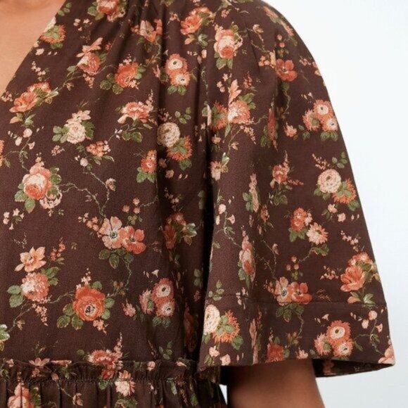 Tuckernuck | NEW Rosewood Chintz Crawford Short Sleeve Mini Dress Size L - Picture 2 of 12